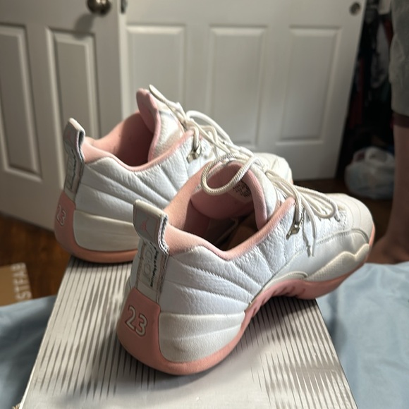Women’s Jordan 12 Retro Low size 11 Pink and White - Picture 3 of 4